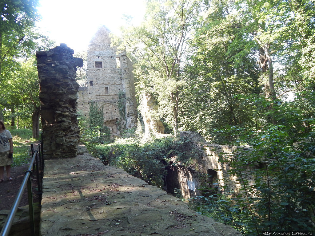 Развалины монастыря Дизибоденберг в Одернхайме на Глане