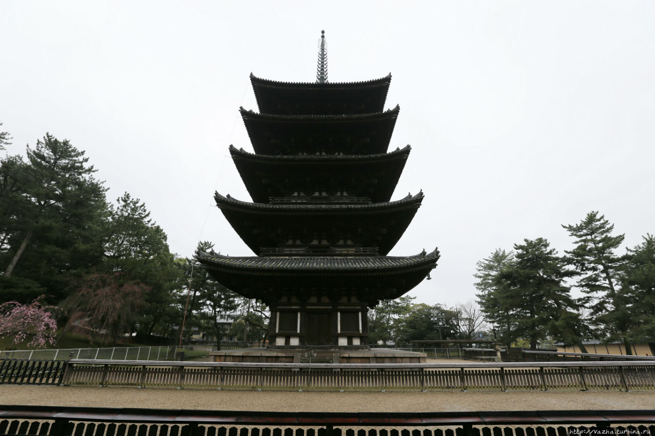 Храм Кофуку-дзи Нара, Япония