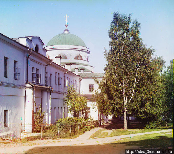 Фото Прокудина-Горского 1910 года. Скорбященская церковь. Екатеринбург, Россия