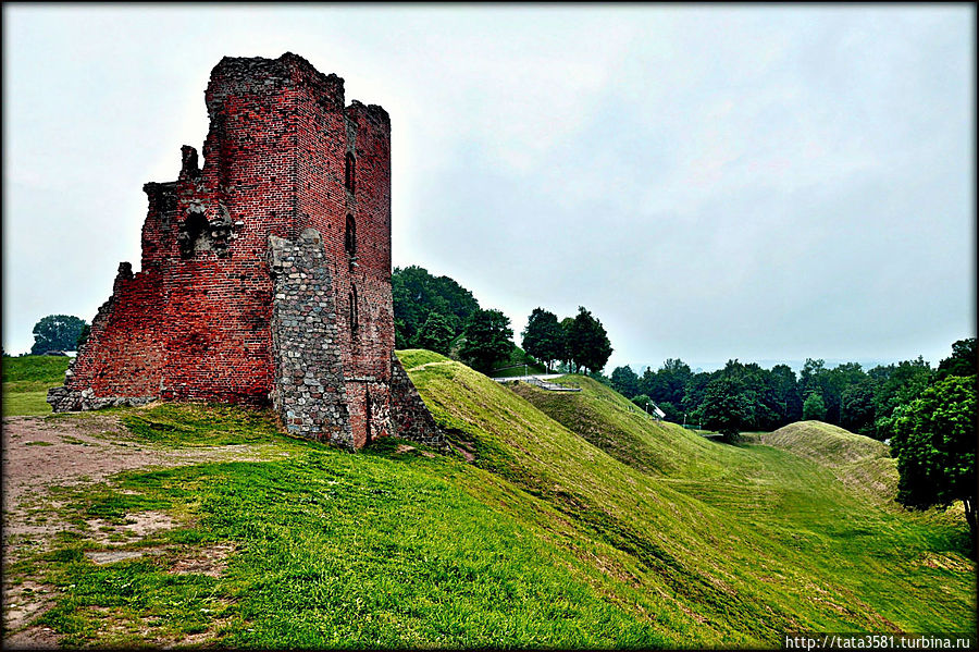 Замок Миндовга — остались только руины
