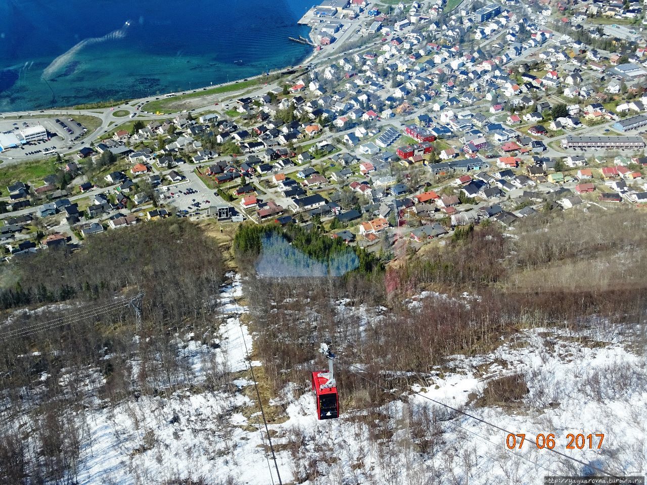 Фуникулер Фьелльхейсен Тромсё, Норвегия Фуникулер Фьелльхейсен Тромсё, Норвегия