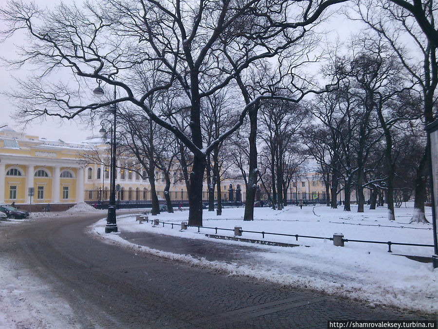 И выпал снег... Санкт-Петербург, Россия