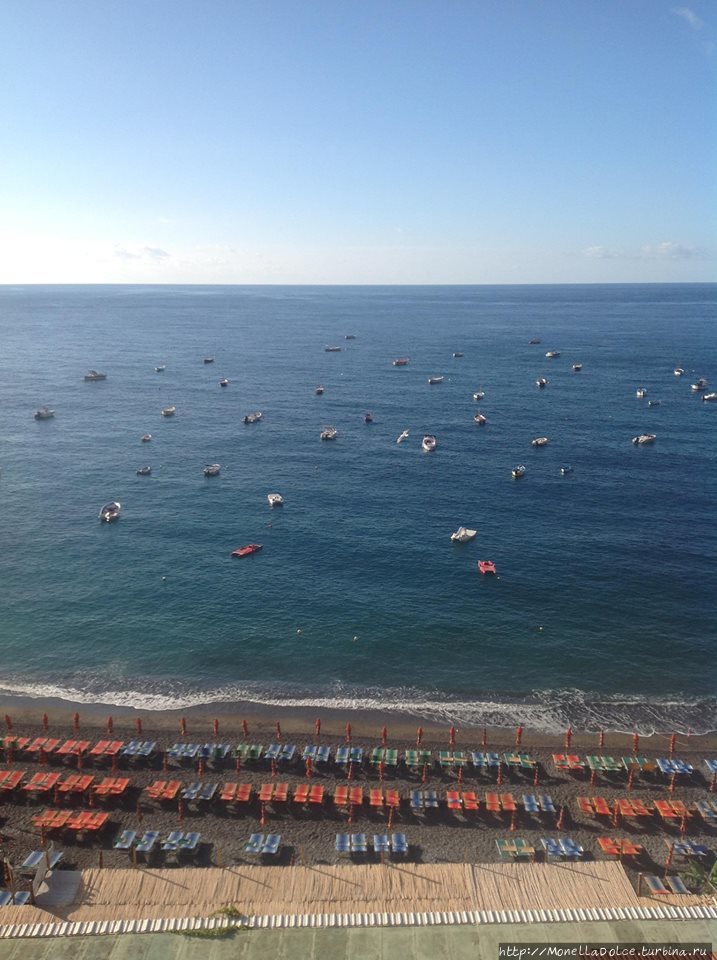 Набережная Lido di Positano Позитано, Италия