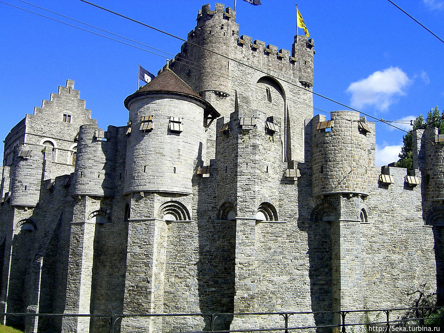 Замок графов Фландрии Гент, Бельгия