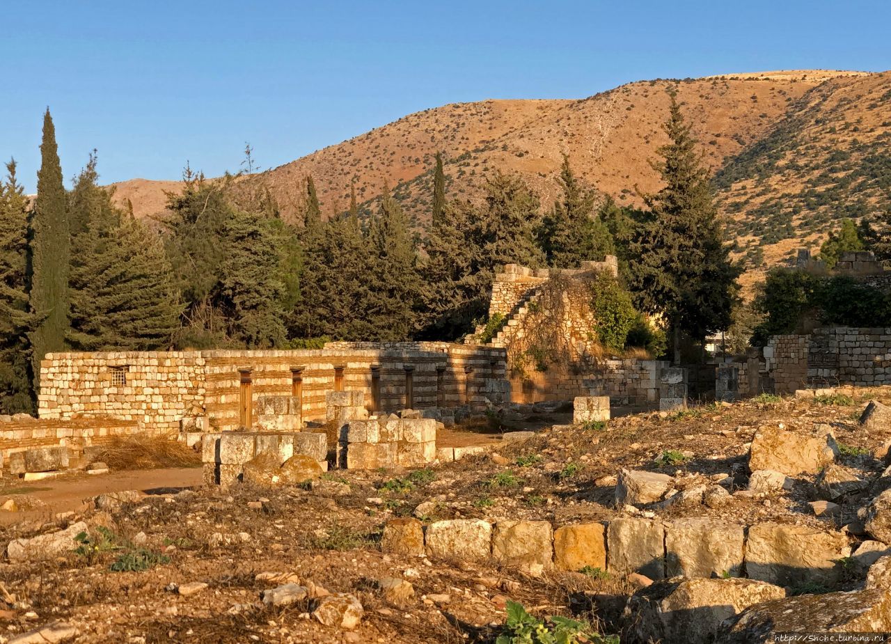Руины города Омейядов Анджар (древний город), Ливан