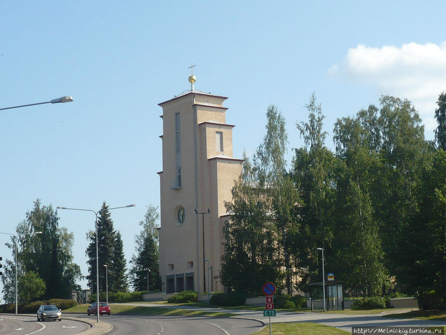 Лютеранская церковь в Таулумяки Ювяскюля, Финляндия