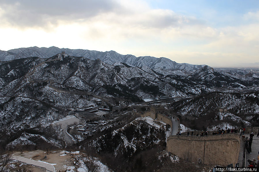 1 января на Великой Китайской стене Пекин, Китай