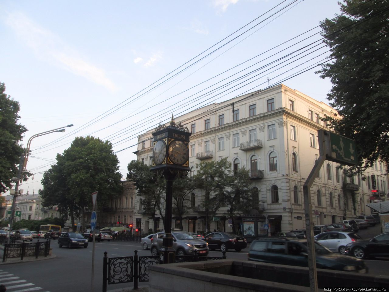 Прогулка по проспекту Руставели Тбилиси, Грузия
