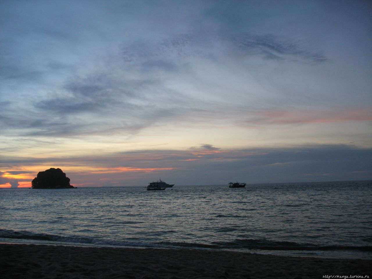 Закаты на острове Тиоман Пулау-Тиоман, Малайзия