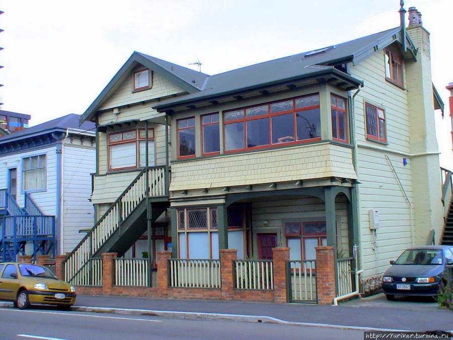 В Веллингтоне много домов в таком стиле Веллингтон, Новая Зеландия