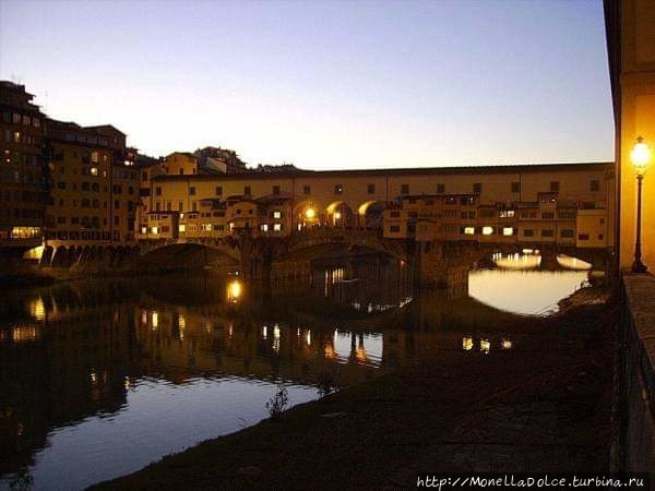 Пешеходный маршрут: Ponte Vecchio -piazzale degli Uffizi Флоренция, Италия