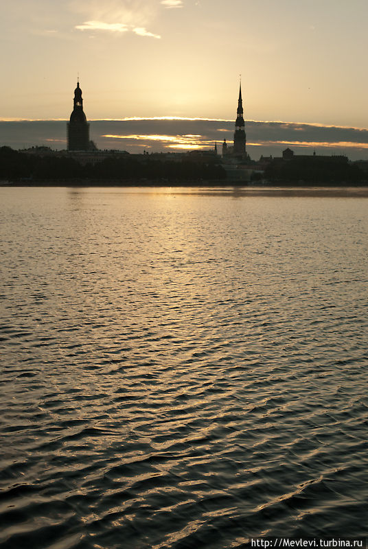 Панорама Старой Риги Рига, Латвия