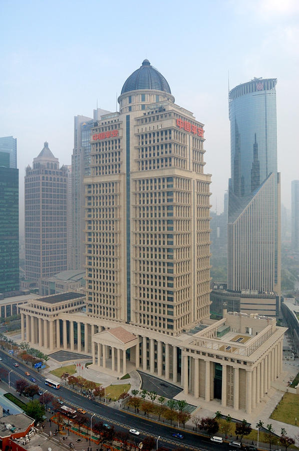 Небоскреб страховой компании Пин-Ань Шанхай, Китай