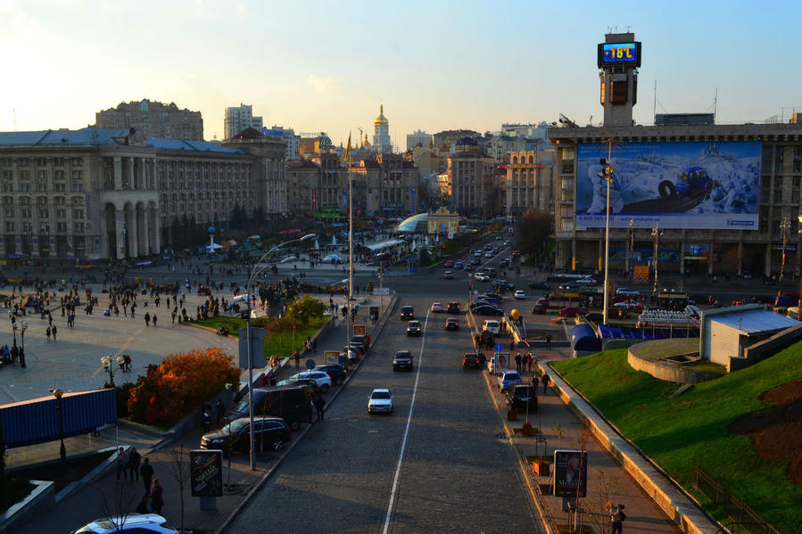 Атмосферные задворки Крещатика Киев, Украина