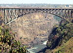 Мост-граница между Замбией и Зимбабве