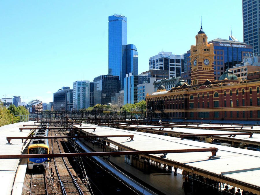 Flinders Street Station Мельбурн, Австралия