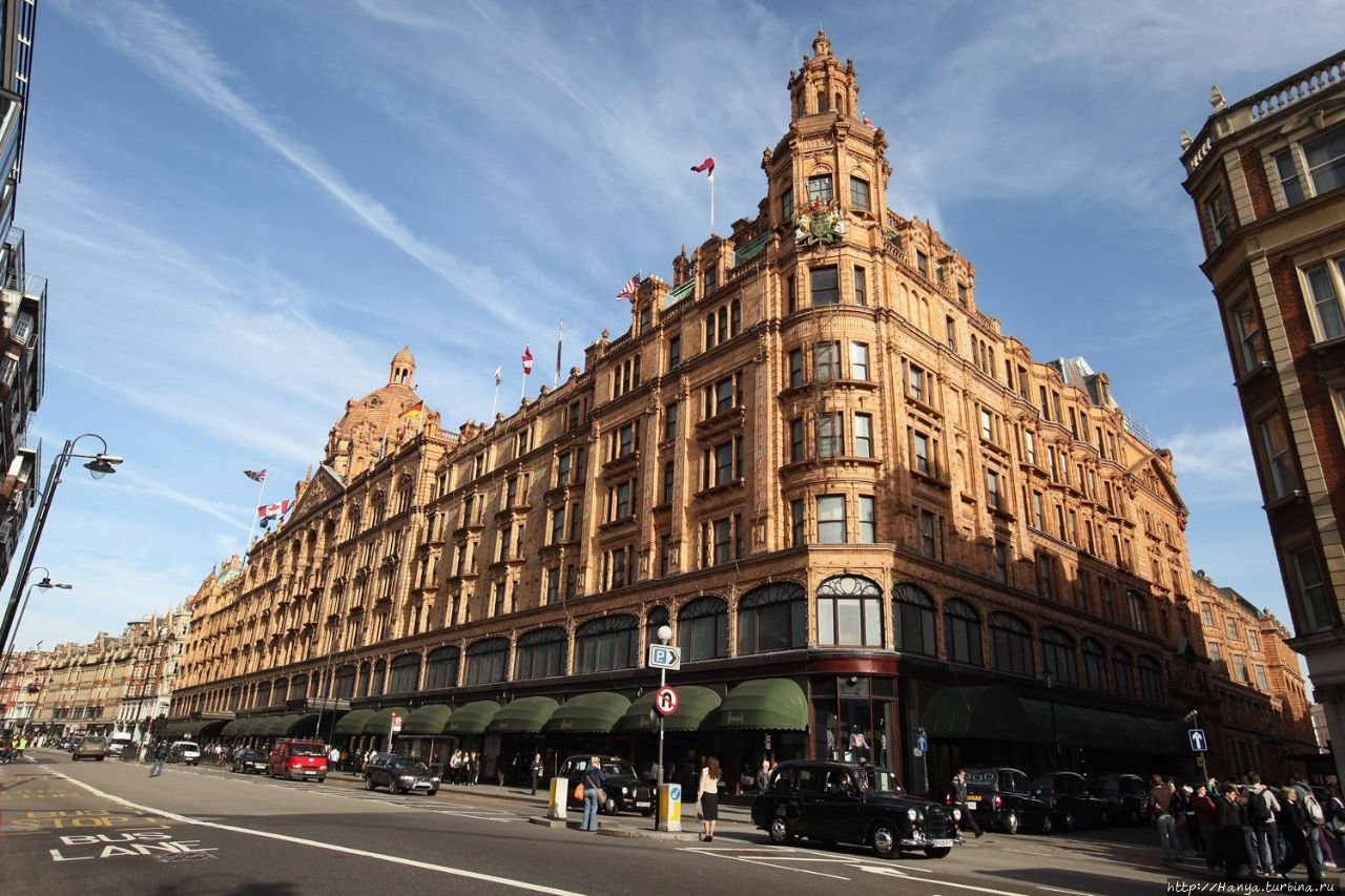 Магазин Harrods в Лондоне. Фото из интернета Лондон, Великобритания