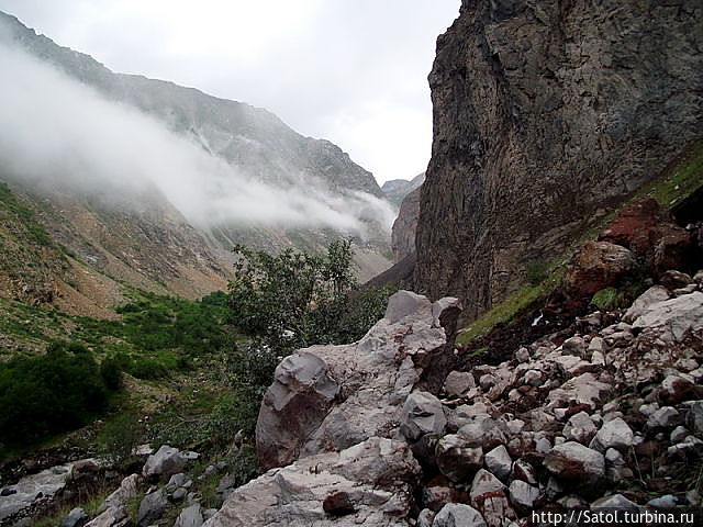 Ущелье реки Азау Приэльбрусье Национальный Парк, Россия