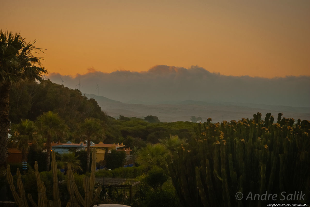 Рассвет в Tarifa, Spain Тарифа, Испания