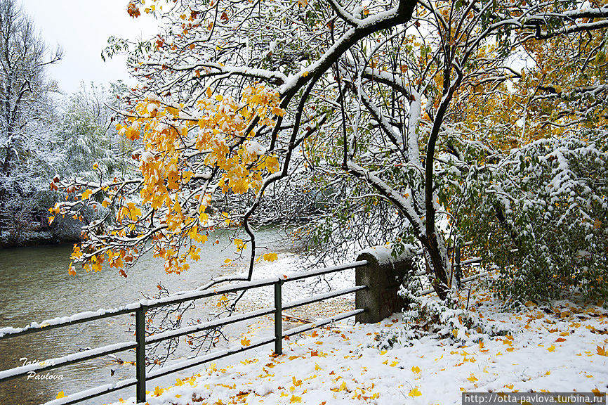 Зимняя осень в Мюнхене Мюнхен, Германия