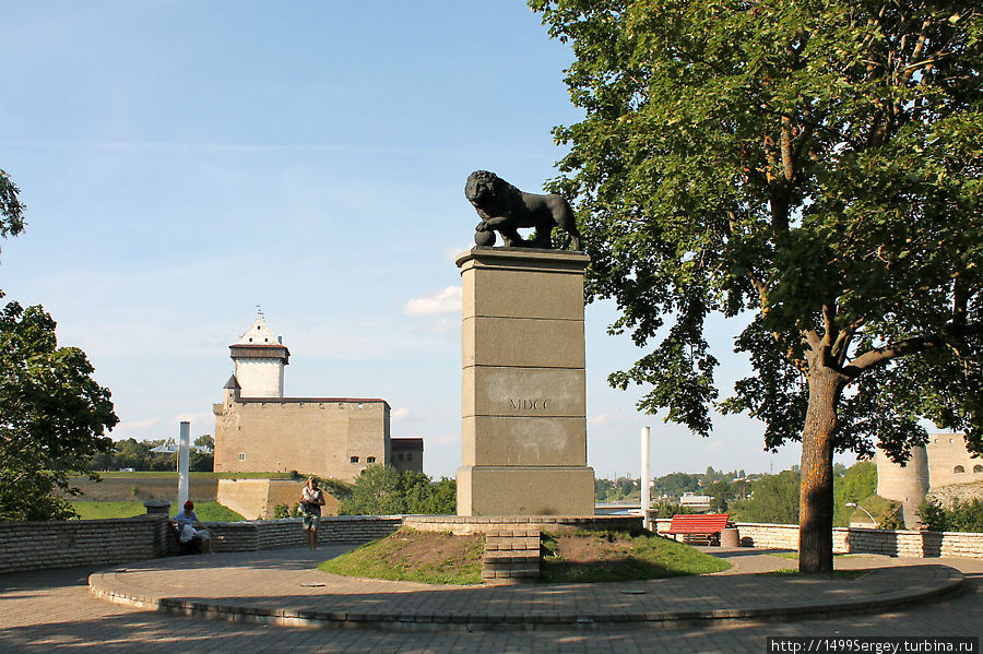 Нарва. Прогулка в окрестностях замка Нарва, Эстония