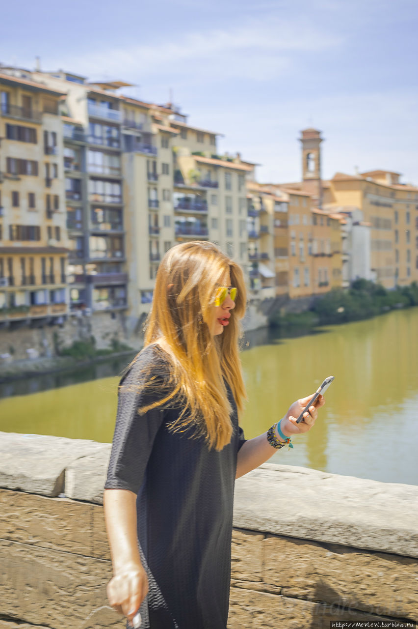 Золотой мост во Флоренции Флоренция, Италия