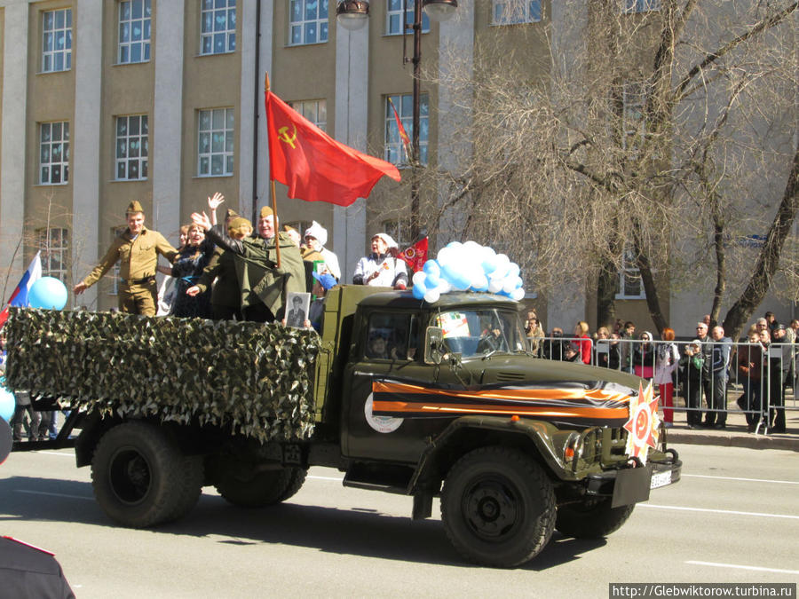 Прогулка по Тюмени в День Победы Тюмень, Россия