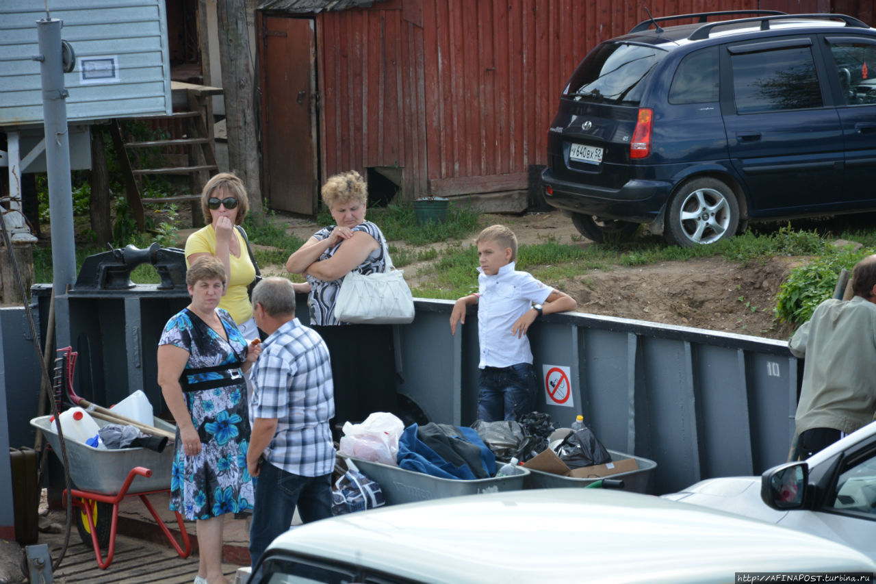 На пароме Лысково, Россия