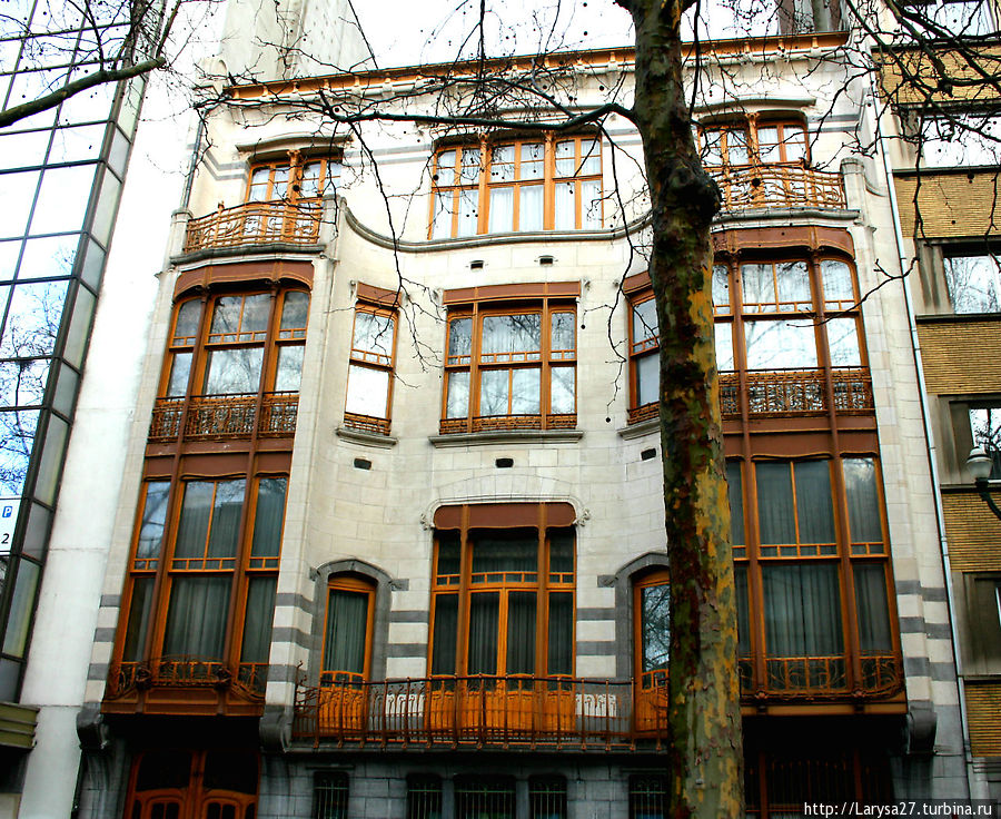 Дом Сольве, 1898, avenue Louise, архитектор Виктор Орта Брюссель, Бельгия