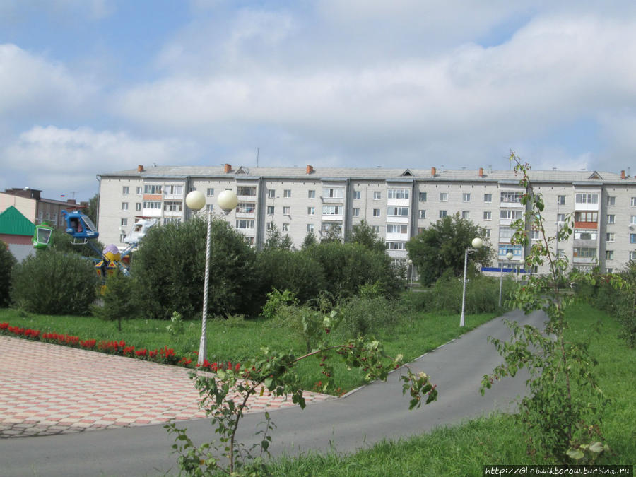 Прогулка по центру города Ялуторовск, Россия