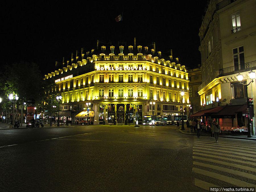 Париж в ночи. Париж, Франция