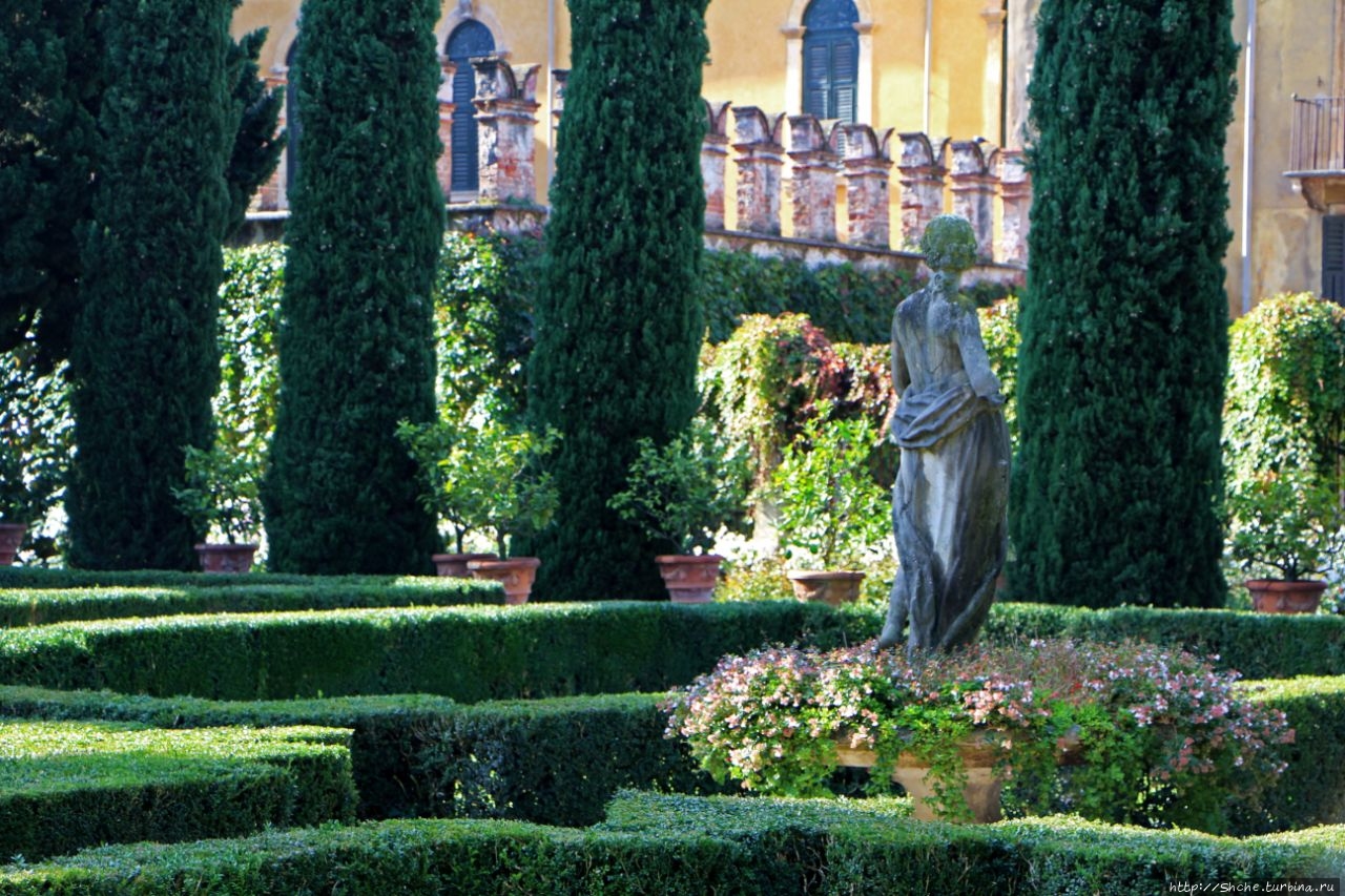 Сад Джусти Верона, Италия