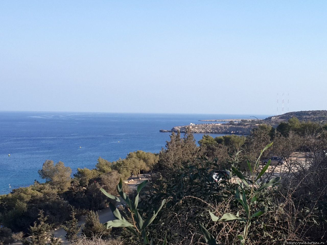 Великолепный Каво Греко с дороги-серпантина на пляж Коннос Протарас, Кипр