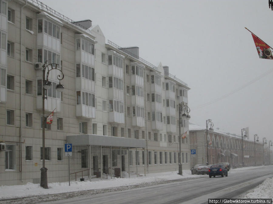 Прогулка по Тюмени в апрельский снегопад Тюмень, Россия