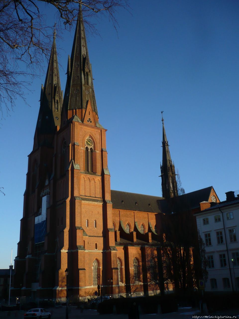 Новогодняя прогулка по древнему шведскому городу Уппсала, Швеция