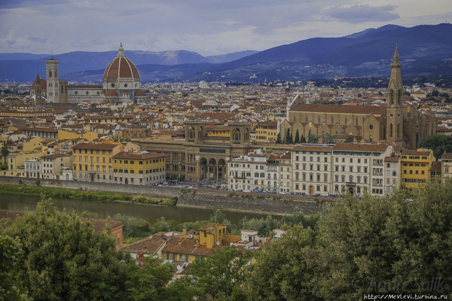 Италия, Флоренция. Площадь Микеланджело Флоренция, Италия