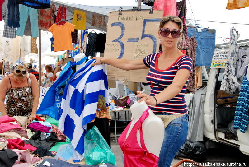 Нелогичный рынок Ираклион, Греция