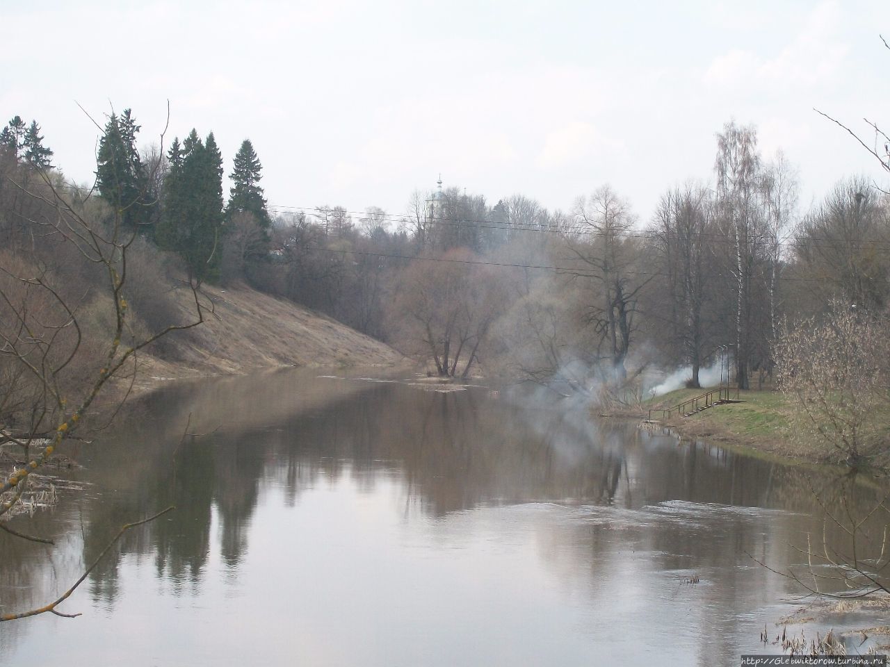 Прогулка по городу на Пасху Верея, Россия