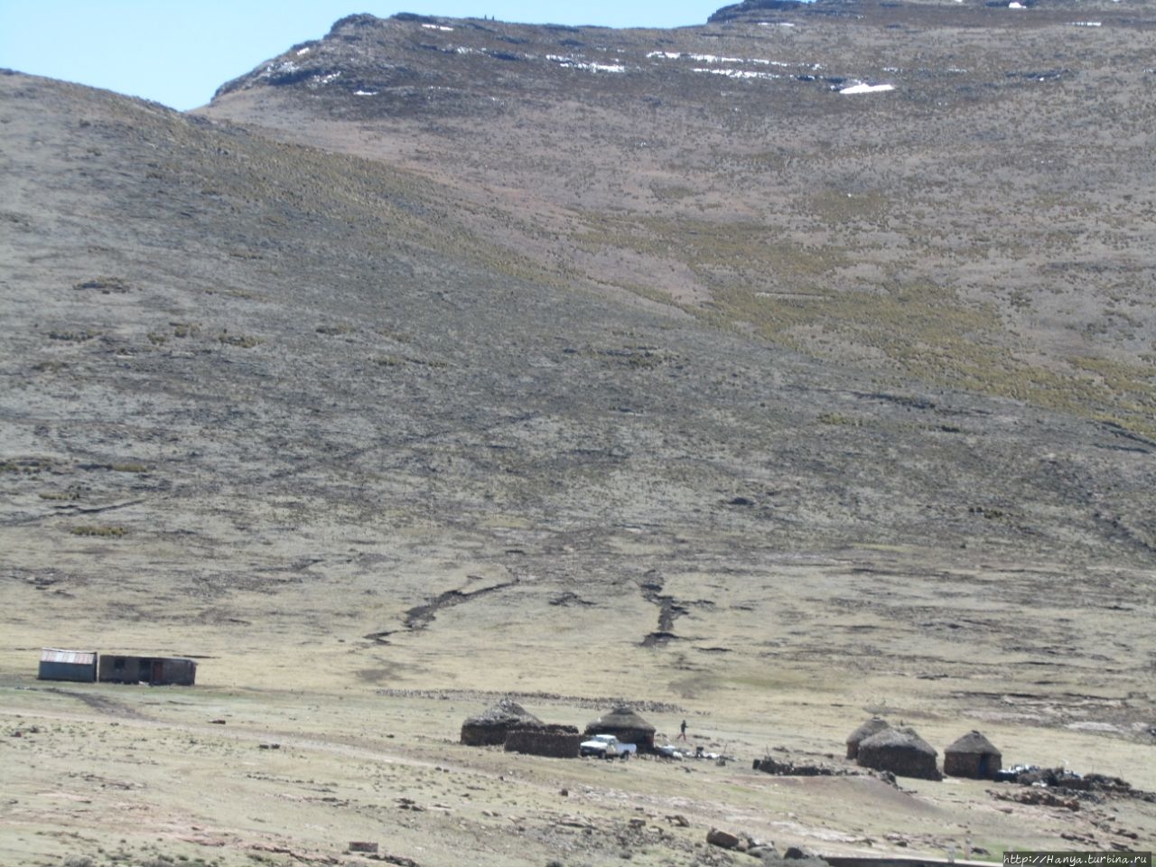 Деревня Basotho Драконовы горы, Лесото