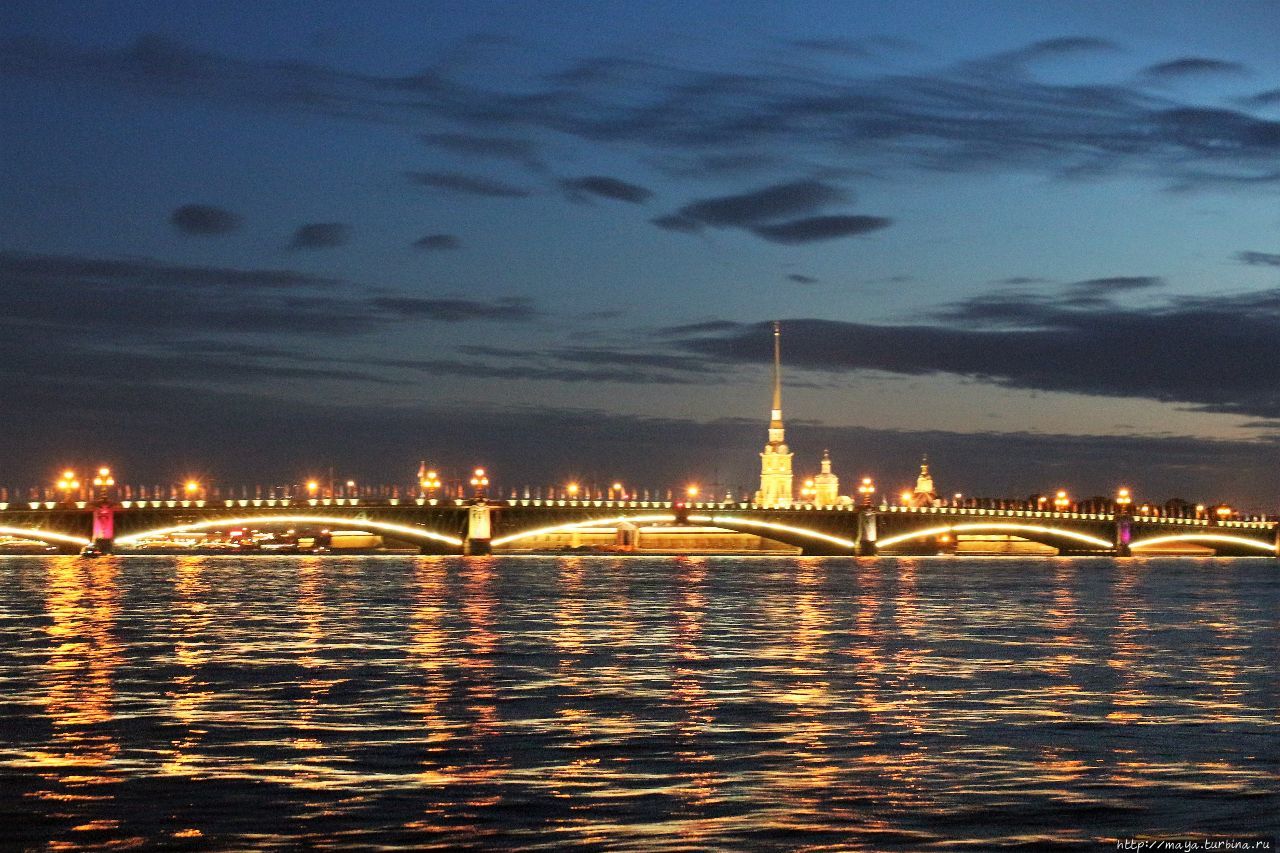Развод мостов Санкт-Петербург, Россия