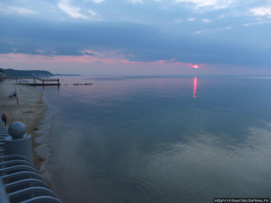 Когда горит вода в Балтийском море Светлогорск, Россия