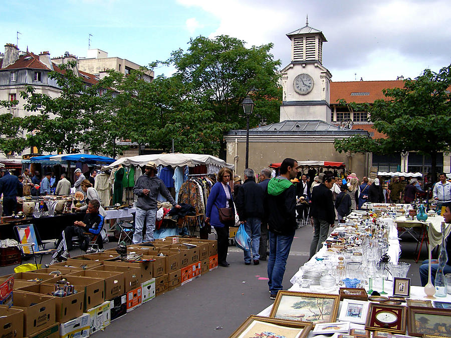 Рынок Алигр Париж, Франция