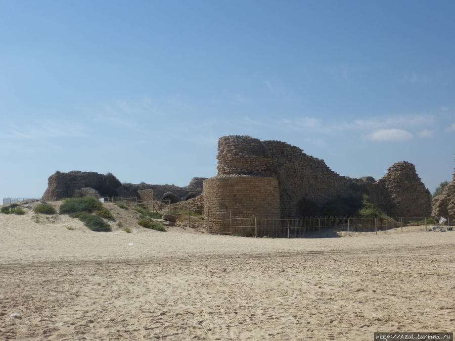 Арабская крепость на византийском фундаменте Ашдод, Израиль
