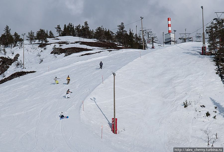 в рукке трасс больше, но тоже не айс, в смысле не Альпы