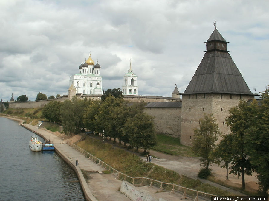 Самая западная русская твердыня Псков, Россия