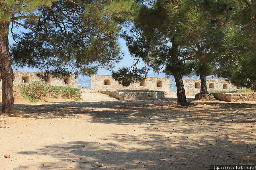 Внутри старой крепости Ретимно Остров Крит, Греция