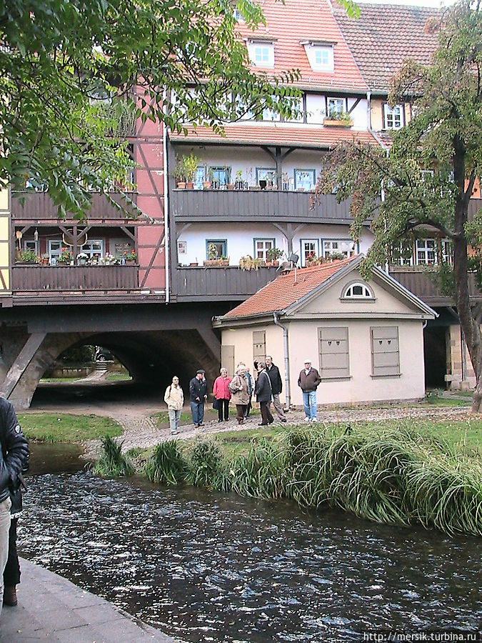 Эрфурт: Соборная площадь и мост лавочников Эрфурт, Германия