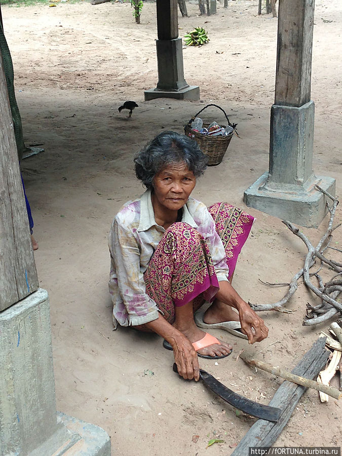 Вот так они  и жили.. Провинция Сиемреап, Камбоджа