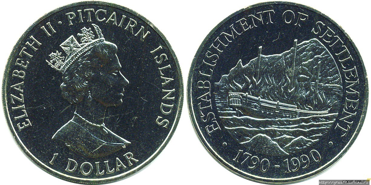 Острова Питкэрн — нумизматический рай Острова Питкэрн