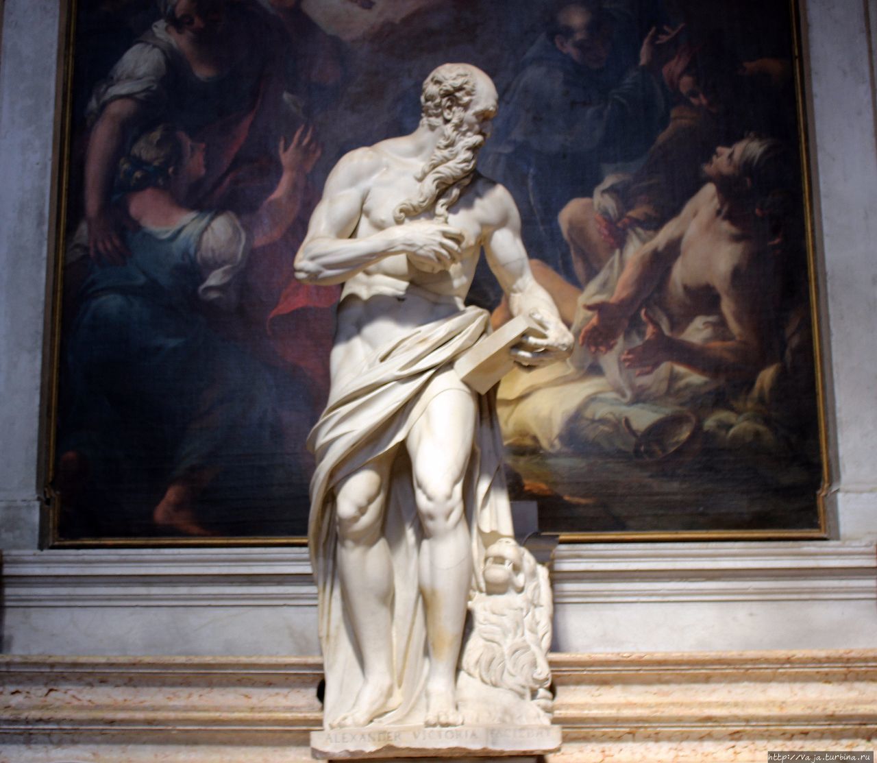 Святой Иероним и картина экстаз святого Иосифа Капертинского Венеция, Италия